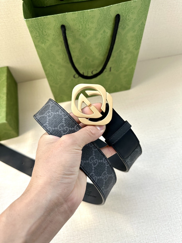 グッチベルト激安角部分ディテール